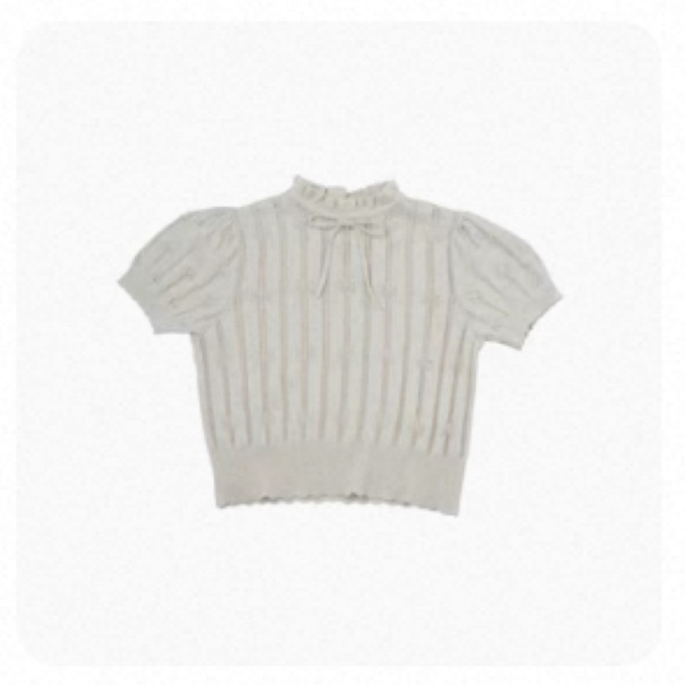 NU kid floral pattern knit jumper 120cm